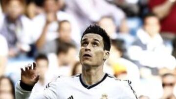 El delantero del Real Madrid, José Callejón, durante el partido contra el Betis.