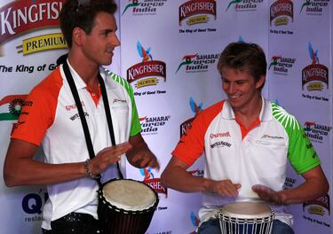 Tras quedarse sin asiento titular en 2011, Nico Hülkenberg se unió al equipo Force India como piloto de pruebas. Aunque no participó en ninguna carrera ese año, su presencia constante en las sesiones de entrenamientos libres le permitió mantenerse activo y demostrar su potencial. Fue una etapa de aprendizaje, adaptación y espera, donde su talento seguía llamando la atención de los equipos.