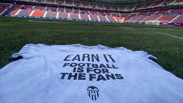 Camisetas con mensaje en la Liga: "Ganároslo, el fútbol es de los aficionados"