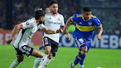 Frank Fabra en un partido de Boca Juniors en la Copa Libertadores.