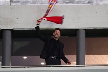 Diego Simeone: "We made history at the Metropolitano"