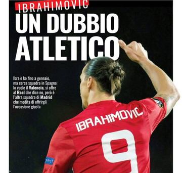 Ibrahimovic in Tuttosport.