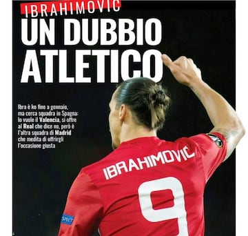 Ibrahimovic in Tuttosport.