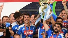 El campeonato obtenido por el Napoli le dio al mexicano su segundo trofeo en el Viejo Continente, el tercero en tres ligas distintas.