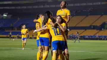 Tigres Femenil dej&oacute; noqueadas a las &Aacute;guilas en la primer Semifinal