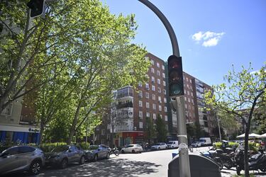 Vista de Madrid mientras un apagón generalizado azotaba España y Portugal alrededor del mediodía.