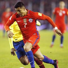 Alexis Sánchez igualó marca de Nelson Tapia en Eliminatorias