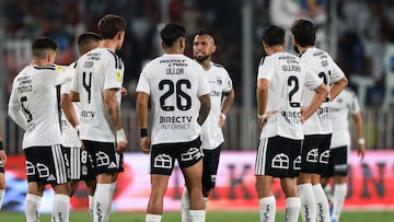 Futbol, Colo Colo vs Palestino, campeonato 2026
Fecha 10, Liga de Primera 2026.
El equipo de Colo Colo es fotografiado durante un partido de primera disputado en el estadio Monumental en Santiago, Chile.
19/04/2026
Felipe Zanca/Photosport
Football, Colo Colo vs Palestino, campeonato 2026
10tst turn, 2026 First division league.
Colo Colo’s team is photographed during a first division match at the Monumental stadium in Santiago, Chile.
19/04/2026
Felipe Zanca/Photosport