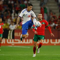 1x1 de Chile: Cortés y Huerta destacan en un opaco rendimiento ante Marruecos