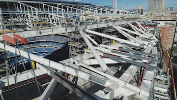 Mientras el Munial de Qatar 2022 se desarrolla, las obras del nuevo Santiago Bernbéu no paran y avanzan a pasos agigantados. Esta vez con unas espectaculares fotografías a vista de dron.