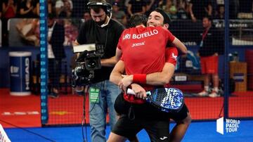 Javi Ruiz y Uri Botello en el World Padel Tour.