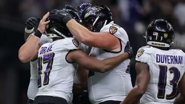 Lamar Jackson and the Baltimore Ravens are heading into their bye week at 6-3 after defeating the New Orleans Saints 27-13 on Monday Night Football.