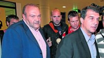 <b>HOMBRE FUERTE. </b>Joan Oliver es el fiel escudero de Joan Laporta.