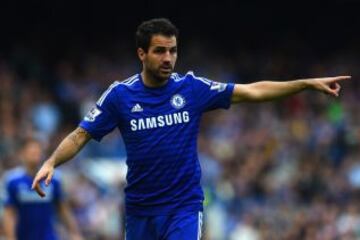 3. Cesc Fábregas: El volante regresó a Inglaterra y es clave en Chelsea.