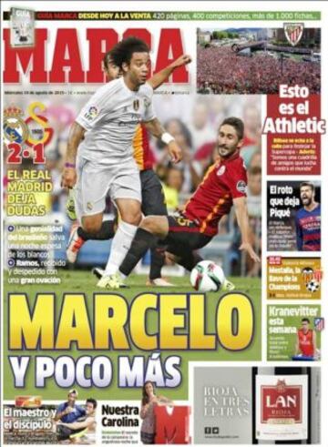 Portadas de la prensa deportiva