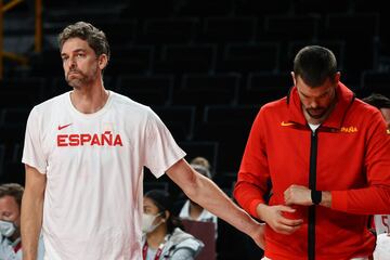 Pau y Marc Gasol finalizan su etapa en la selección. Los hermanos se despiden en cuartos de final.