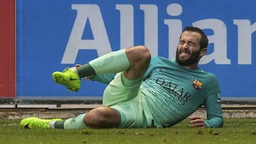 El Barça podrá fichar tras la lesión de gravedad de Aleix Vidal