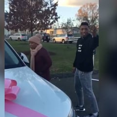Momentazo 'mamá NBA': enorme reacción tras regalarle un coche