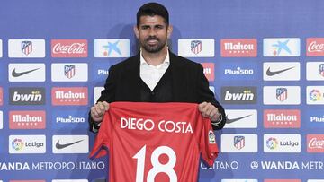 31/12/17 ATLETICO DE MADRID PRESENTACION DE DIEGO COSTA