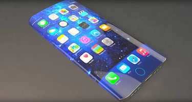 Apple trabaja en el iPhone del futuro, curvado y funcionará sin tocarlo