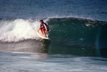 La surfista cántabra era 'Regular', lo que significa que surfeba con el pie izquierdo delante.