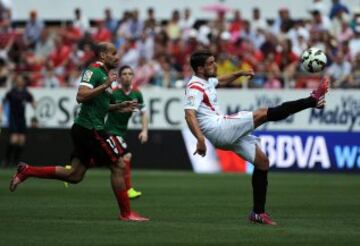 Carriço ante Mikel Rico.