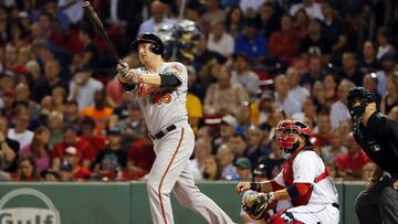 Nadie consiguió más home runs en la Liga Americana que Mark Trumbo en los Baltimore Orioles.