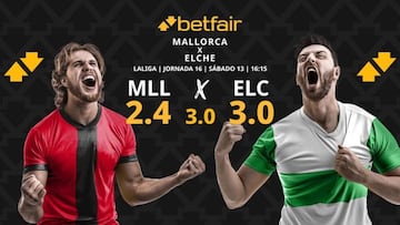 RCD Mallorca vs. Elche CF: horario, dónde ver, pronósticos y clasificación