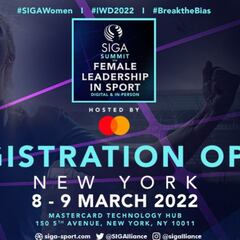SIGA confirm New York Female Leadership in Sport summit