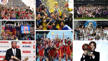 Los 12 momentos del fútbol en 2018: Messi, Modric, el Barcelona, el Real Madrid, el Atlético, el Mundial de Rusia, la selección de fútbol femenino, el River-Boca en el Bernabéu....