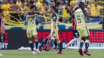 Am&eacute;rica derrot&oacute; a Chivas en partido amistoso