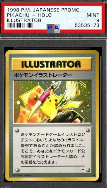 Approximate value: $6 million

The Holy Grail of Pokémon card collecting. It was a prize in an art competition in the 1990s, and there are less than 20 in the world. 