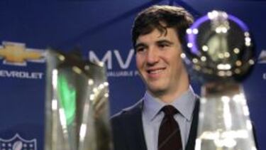 Eli Manning, contento con su carrera y su situación actual en el mercado.