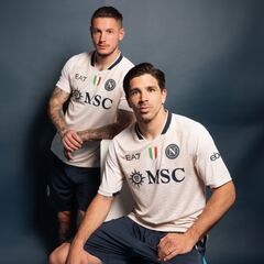 Dubai, Miami y Copenhague en la nueva camiseta del Nápoles