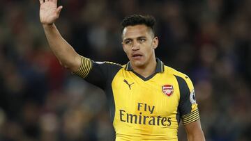 Alexis Sánchez con el Arsenal.