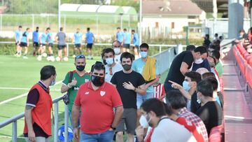 La afición, en Lezama