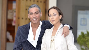 MADRID, SPAIN - MAY 11: (EXCLUSIVE COVERAGE) Flamenco singer Pitingo, his wife Veronica Fernandez Prieto and their son Manuel are seen on May 11, 2012 in Madrid, Spain. (Photo by Europa Press/Europa Press via Getty Images)