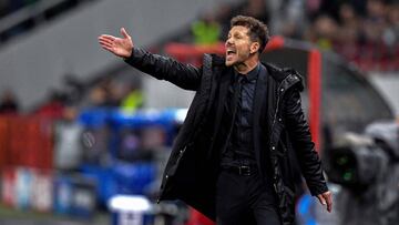Simeone, la gran fiabilidad del equipo rojiblanco, en el Lokomotiv-Atlético de Champions.
