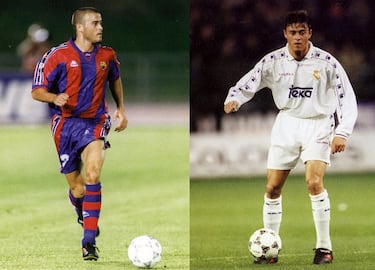 The four players who have scored in a Clásico for both Real Madrid and Barcelona