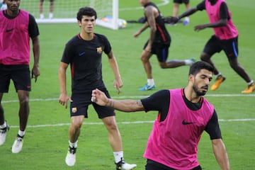 El FC Barcelona realizó su última práctica antes de El Clásico ante el Real Madrid, en el Hard Rock Stadium de Miami.