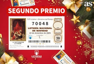 70048, segundo premio del sorteo de la Lotería de Navidad 2025: ¿dónde ha tocado?