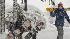 La aventura extrema de un equipo argentino de nieve
