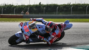 Marc Márquez en Sepang.