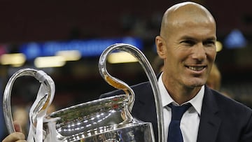 Zidane, con la Champions.