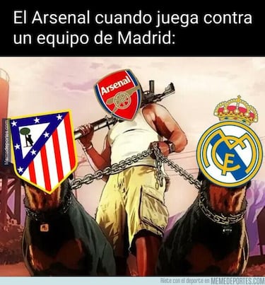 Los memes de Champions, sin piedad con la goleada del Arsenal al Atleti