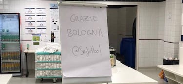 La foto del vestuario de La Rojita que elogian en Italia