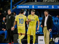 Antoñito Cordero debutó con el Cádiz CF en Riazor ante el Deportivo de La Coruña. Foto: Cádiz CF.