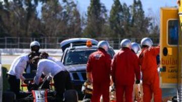 Fernando tard&oacute; en reaccionar despu&eacute;s del accidente y despu&eacute;s fue trasladado en helic&oacute;ptero.