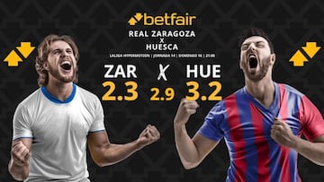 Real Zaragoza vs. SD Huesca: horario, dónde ver, pronósticos y clasificación