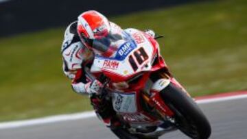 Terol se fue al suelo en Assen.